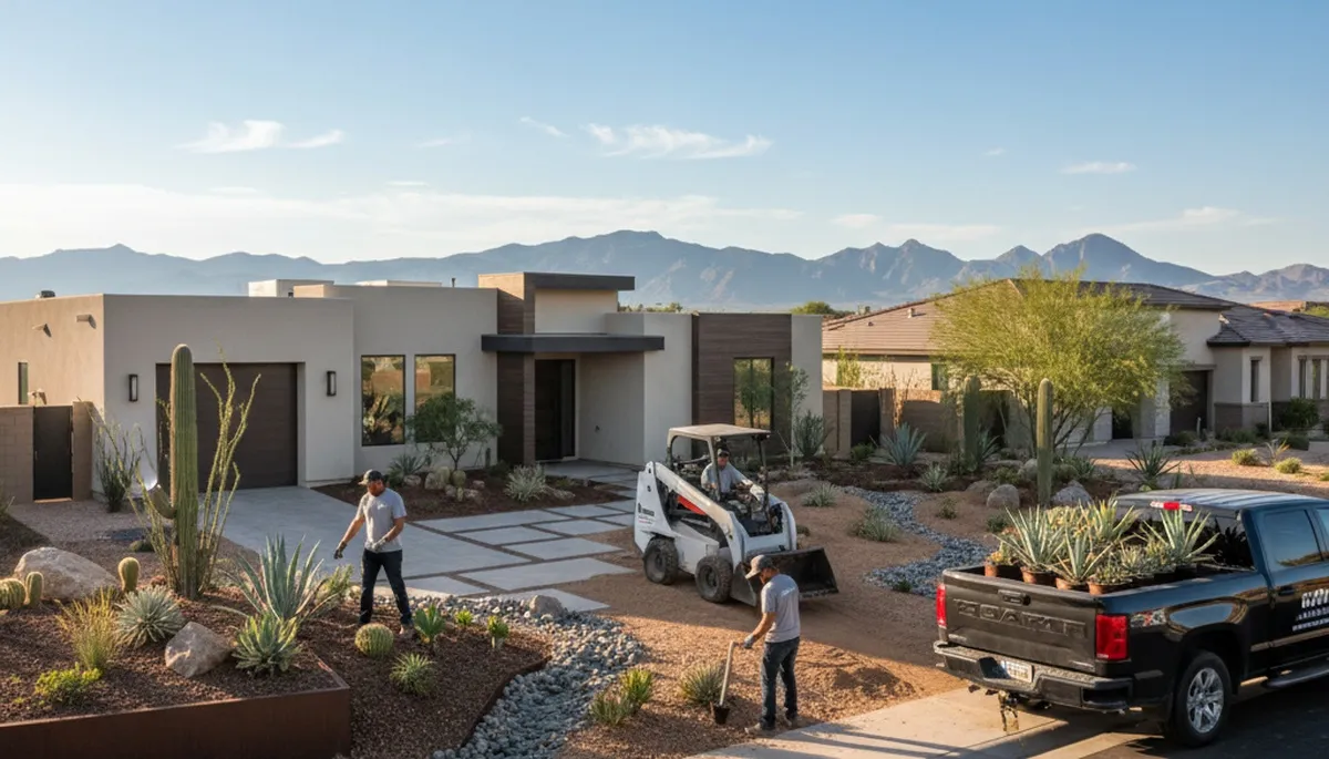 Professional landscaping services in Glendale, AZ by expert local landscape contractors