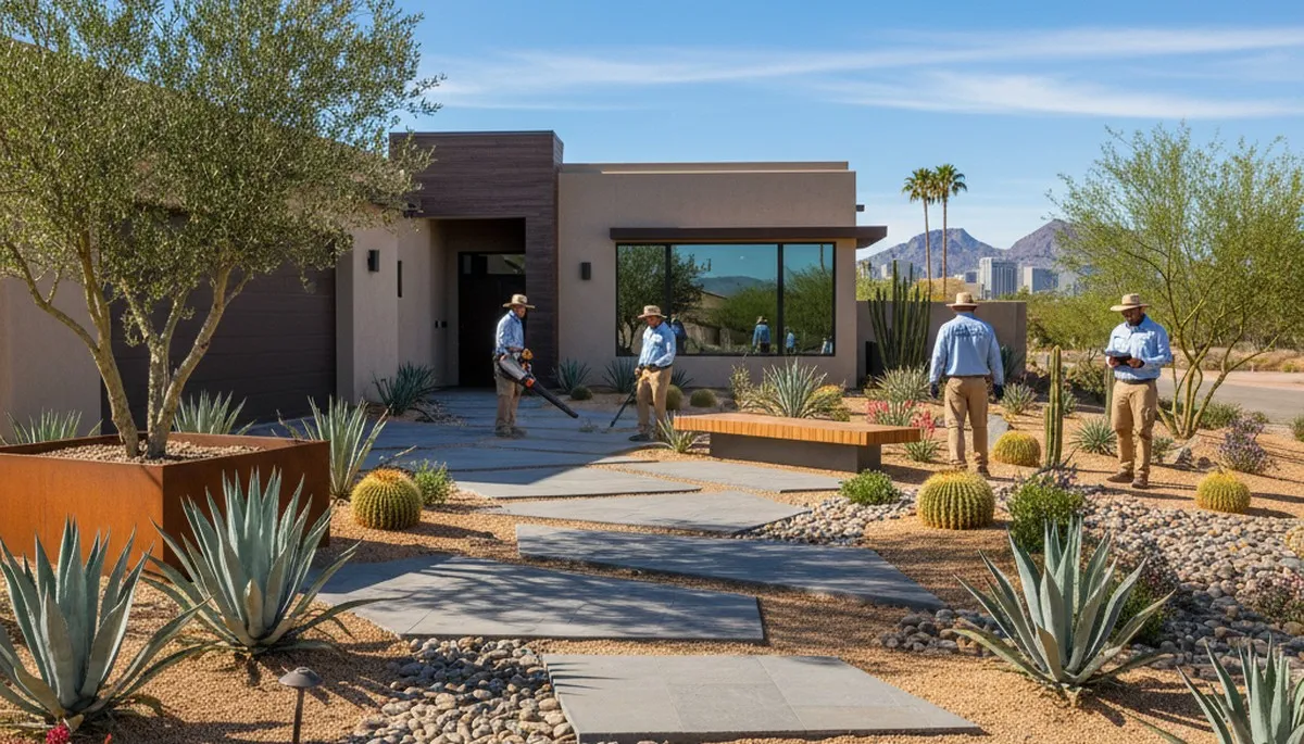 Landscape contractors in Glendale, AZ providing professional landscaping services